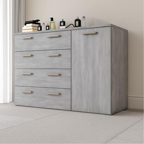 Комод ТКБ-365.8 бетон