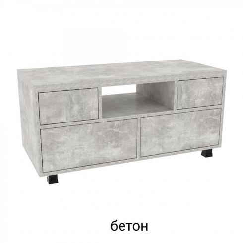 Тумба под телевизор TV2 Бетон