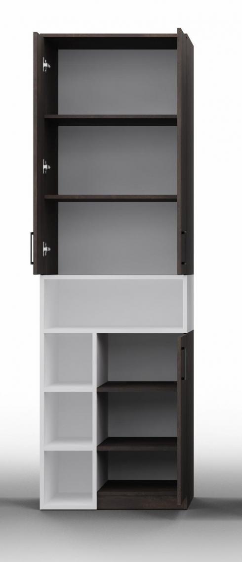 Шкаф для одежды Tetris Т-2, Антрацит, 650/520/2100 foto 2