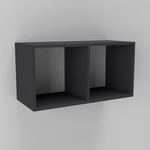 Полка навесная К-15, Антрацит, 700/300/360