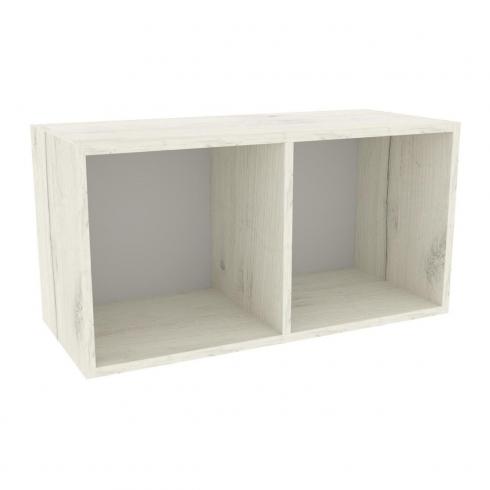 Полка навесная К-15, Дуб Крафт Білий, 700/300/360