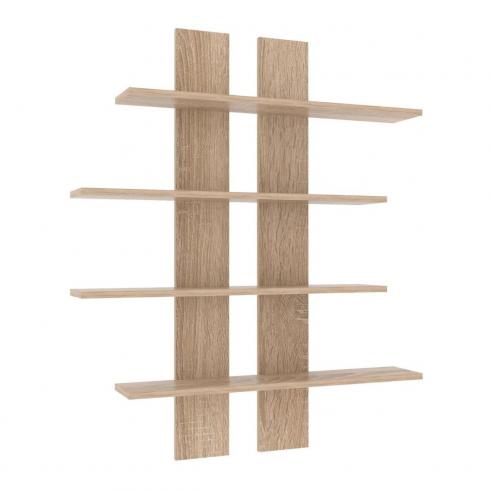 Полка навесная ПН-6, Дуб Сонома, 910/160/1100