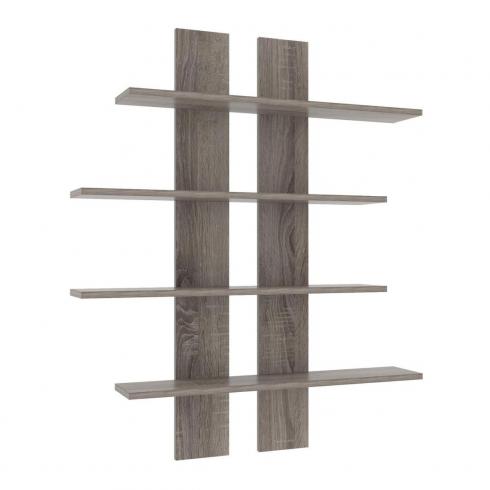 Полка навесная ПН-6, Дуб Сонома Трюфель, 910/160/1100