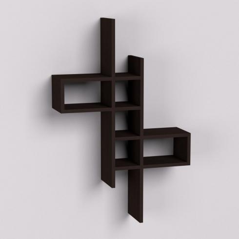 Полка навесная П-2, Венге Магия, 630/180/960