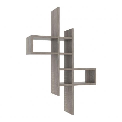 Полка навесная П-2, Дуб Сонома Трюфель, 630/180/960