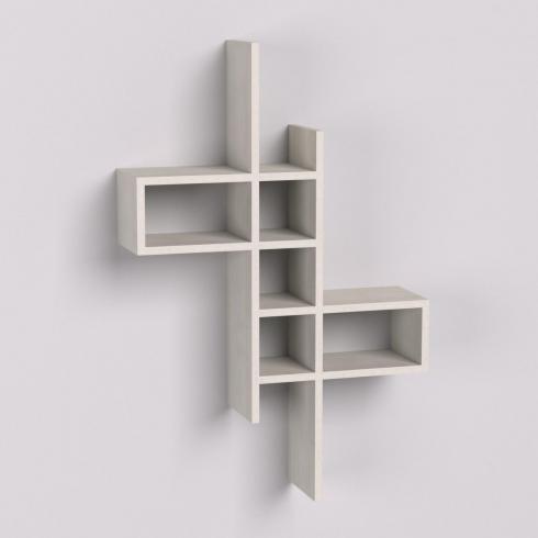 Полка навесная П-2, Дуб Шамоні Світлий, 630/180/960