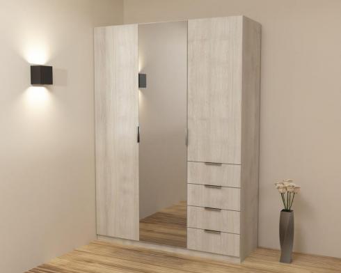 Шкаф Кристалл 2, Дуб Шамони Светлый, 1500х520х2100