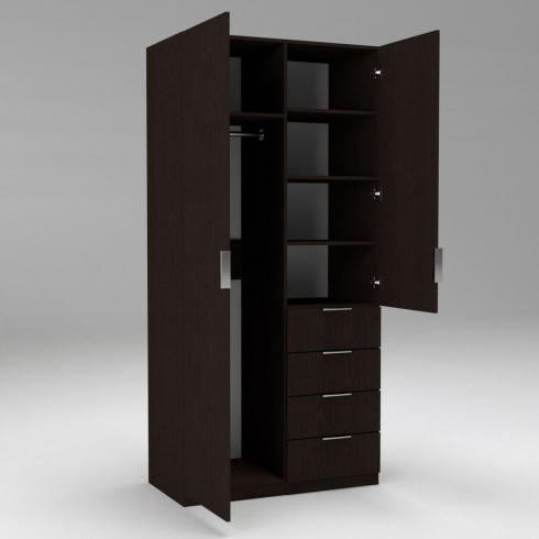 Шкаф Кристалл 1, Венге Магия, 1000х520х2100 foto 2