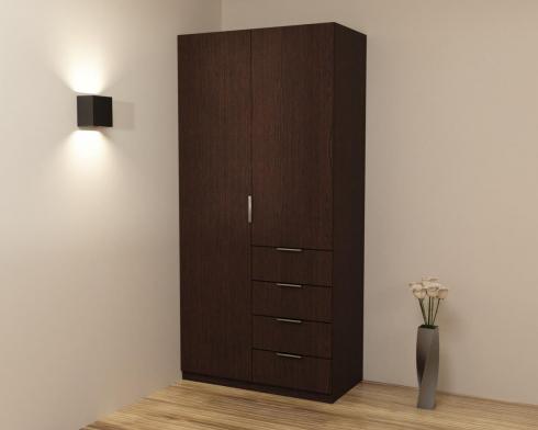 Шкаф Кристалл 1, Венге Магия, 1000х520х2100