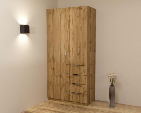 Шкаф Кристалл 1, Дуб Аппалачи, 1000х520х2100