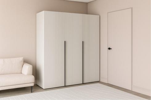 Шкаф трехдверный роспашной П-17 Кашемир