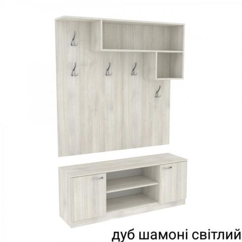 Прихожая ГКШ 10 1300мм Дуб Шамони Светлый