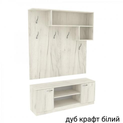 Прихожая ГКШ 10 1300мм Дуб Крафт Белый