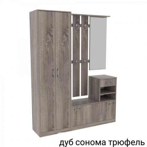 Прихожая SOLO 3 1600мм Дуб Сонома Трюфель