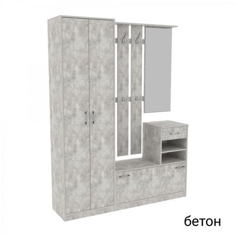 Прихожая SOLO 3 1600мм Бетон