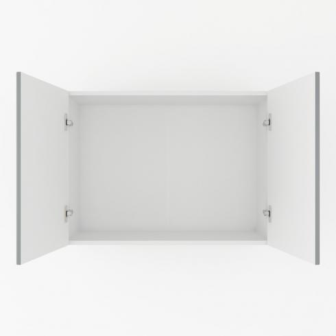 Шкаф навесной 800мм,под сушку К-61 Белый+Асфальт foto 2