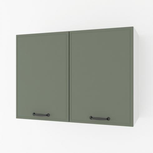 Шкаф навесной 800мм,под сушку К-61 Белый+Камуфляж