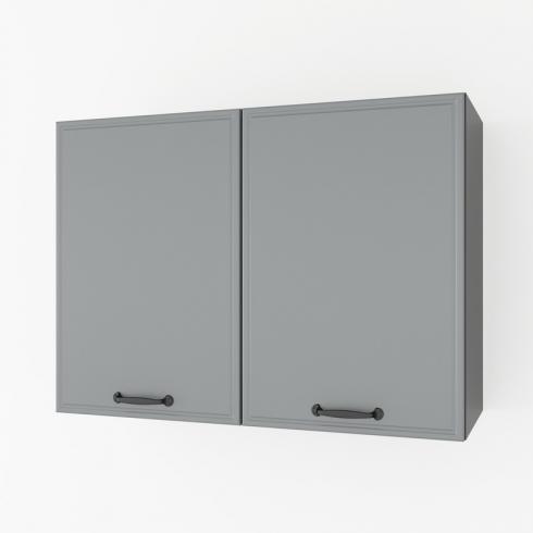 Шкаф навесной 800мм,под сушку К-61 Черный+Асфальт