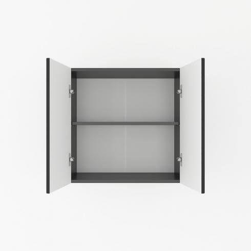 Шкаф навесной 800мм К-62 Черный foto 2