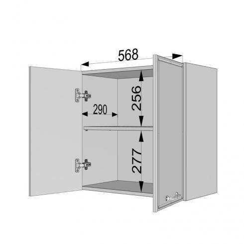 Шкаф навесной 800мм К-62 Черный+Камуфляж foto 4