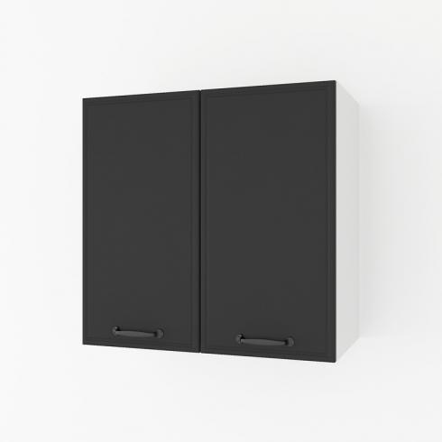 Шкаф навесной 600мм К-60 Белый+Черный