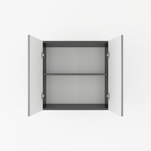 Шкаф навесной 600мм К-60 Черный+Асфальт foto 2