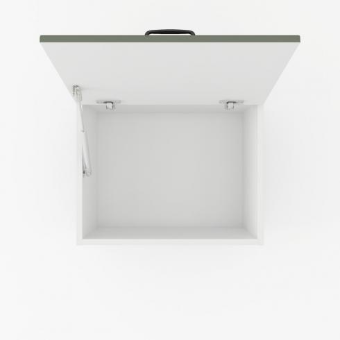 Шкаф навесной (вытяжка) 500мм К-59 Белый+Камуфляж foto 2