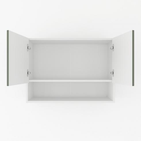 Шкаф навесной с нишей 800мм К-53 Белый+Камуфляж foto 2