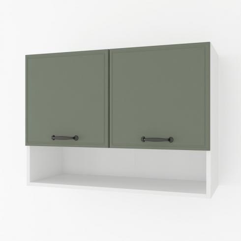 Шкаф навесной с нишей 800мм К-53 Белый+Камуфляж