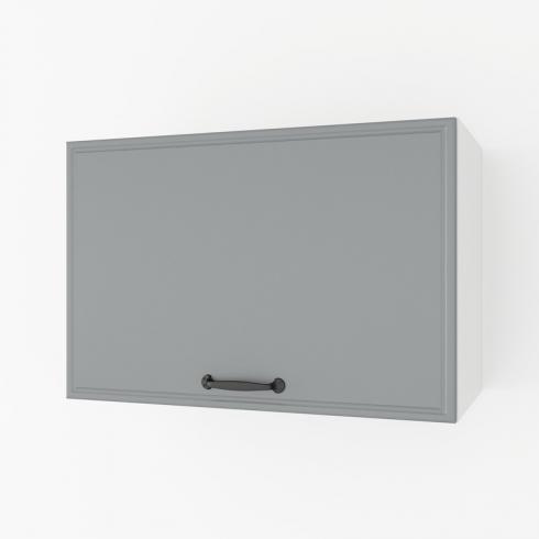 Шкаф навесной 600мм,вытяжка К-52 Белый+Асфальт