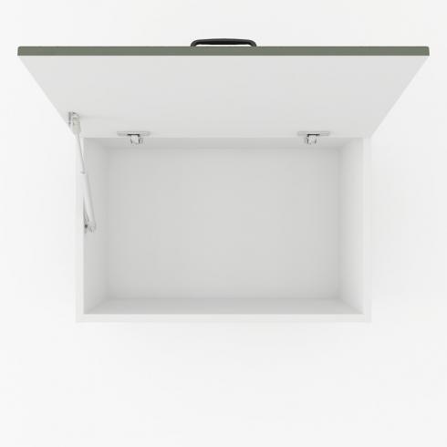 Шкаф навесной 600мм,вытяжка К-52 Белый+Камуфляж foto 2