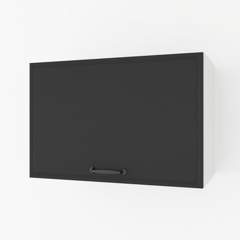 Шкаф навесной 600мм,вытяжка К-52 Белый+Чорный