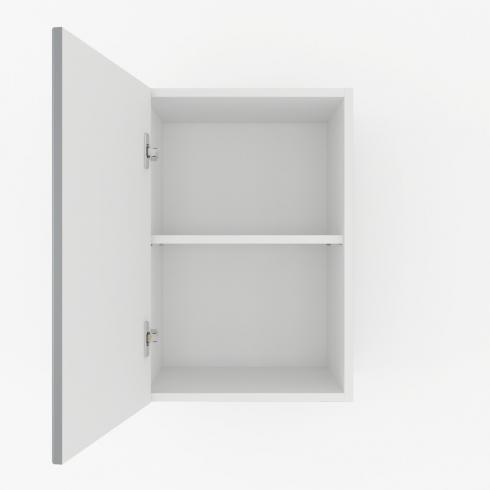 Шкаф навесной 400мм К-51 Белый+Асфальт foto 2