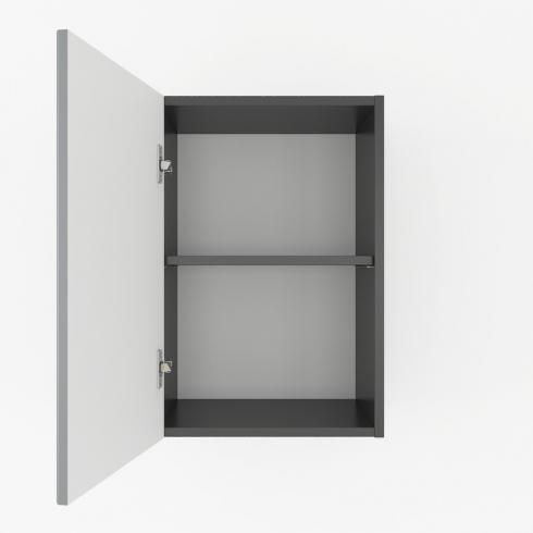 Шкаф навесной 400мм К-51 Чорный+Асфальт foto 2