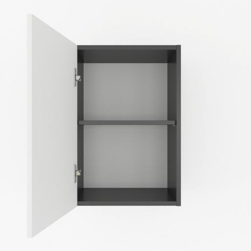 Шкаф навесной 400мм К-51 Чорный+Белый foto 2