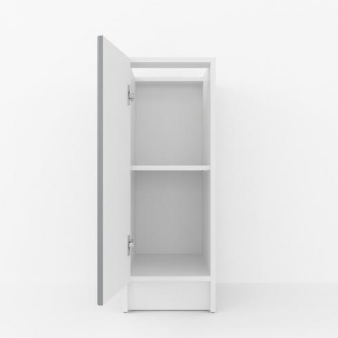 Тумба низ 300мм К-57(без столешницы)Белый+Асфальт foto 2