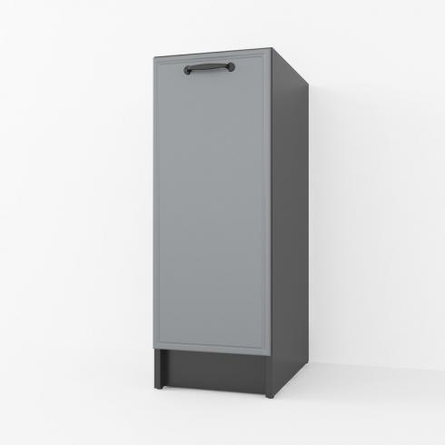 Тумба низ 300мм К-57(без столешницы) Черный+Асфальт