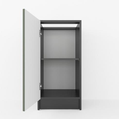 Тумба низ 400мм (без столешницы) К-64 Черный+Камуфляж foto 2