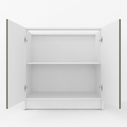 Тумба низ  800мм, К-66 (без столешницы) Белый+Камуфляж foto 2