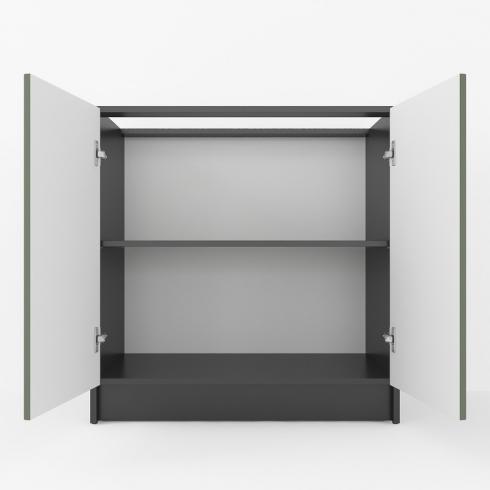 Тумба низ  800мм, К-66 (без столешницы) Чорный+Камуфляж foto 2