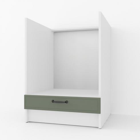 Тумба под духовку 600мм К-56 (столешницы) Белый+Камуфляж