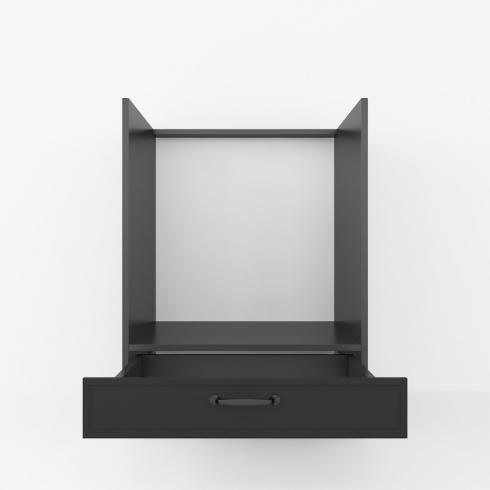 Тумба под духовку 600мм К-56 (столешницы) Черный foto 2