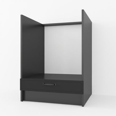 Тумба под духовку 600мм К-56 (столешницы) Черный