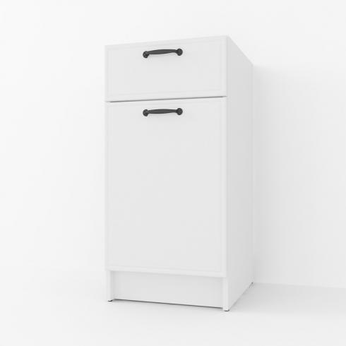 Тумба низ 400мм К-54 (без столешницы) Белый