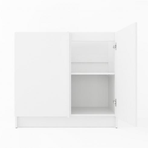 Тумба угловая низ К-74 Белый foto 2