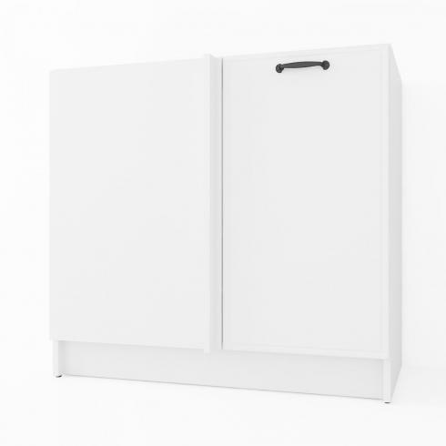 Тумба угловая низ К-74 Белый