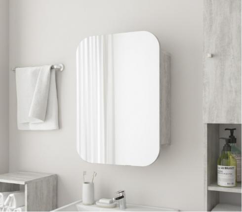 Прямоугольное зеркало со шкафчиком М-29, 65*50