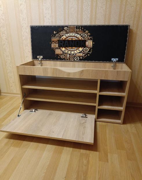 Тумба для обуви с мягким сидением Х88 Ш1000*Г350*В500 foto 2