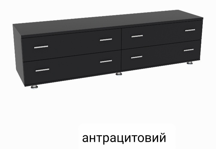 Тумба под телевизор TV1 Антрацытовый