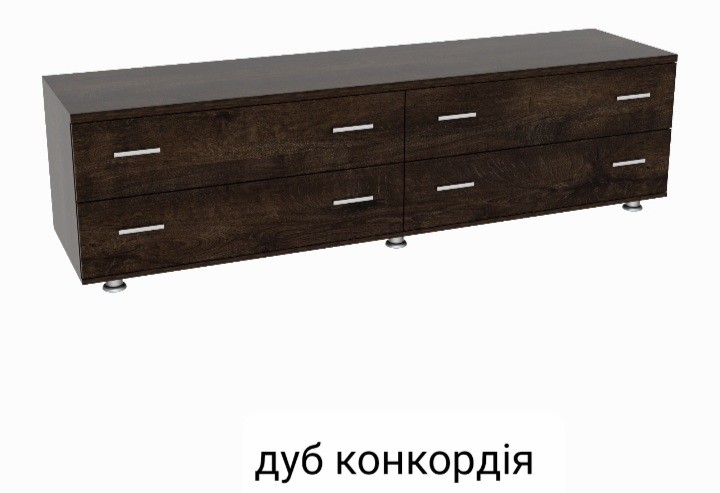 Тумба под телевизор TV1 Дуб Конкордия